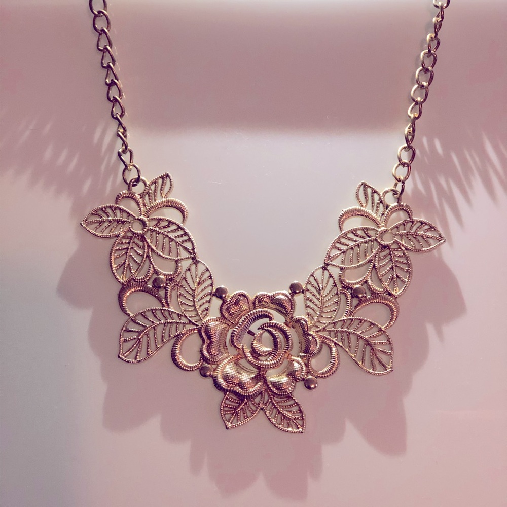 Gold Flower Necklace